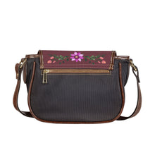 Load image into Gallery viewer, Ti Amo I love you - Exclusive Brand - Loganberry - Floral Bouquet - Saddle Bag
