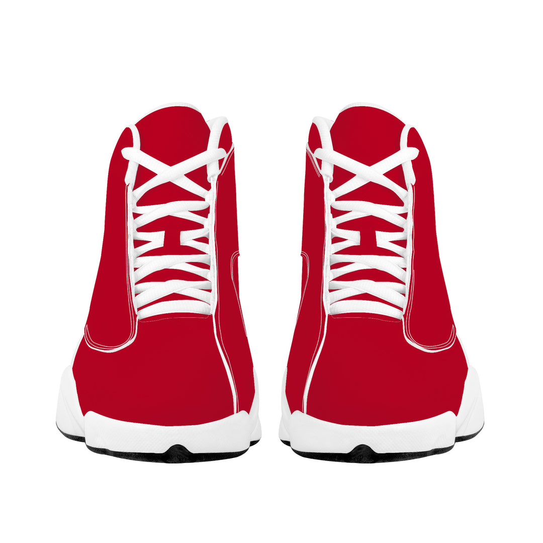 Ti Amo I love you - Exclusive Brand  - Angels Red -Mens / Womens - Unisex  Basketball Shoes - White Laces