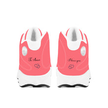 Load image into Gallery viewer, Ti Amo I love you - Exclusive Brand  - Begonia  - Womens - Basketball Shoes - White Laces
