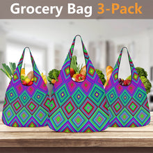 Load image into Gallery viewer, Ti Amo I love you - Exclusive Brand  - 3pc Grocery Bags
