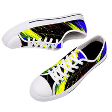 Load image into Gallery viewer, Ti Amo I love you - Exclusive Brand  -  Low-Top Canvas Shoes - White Soles
