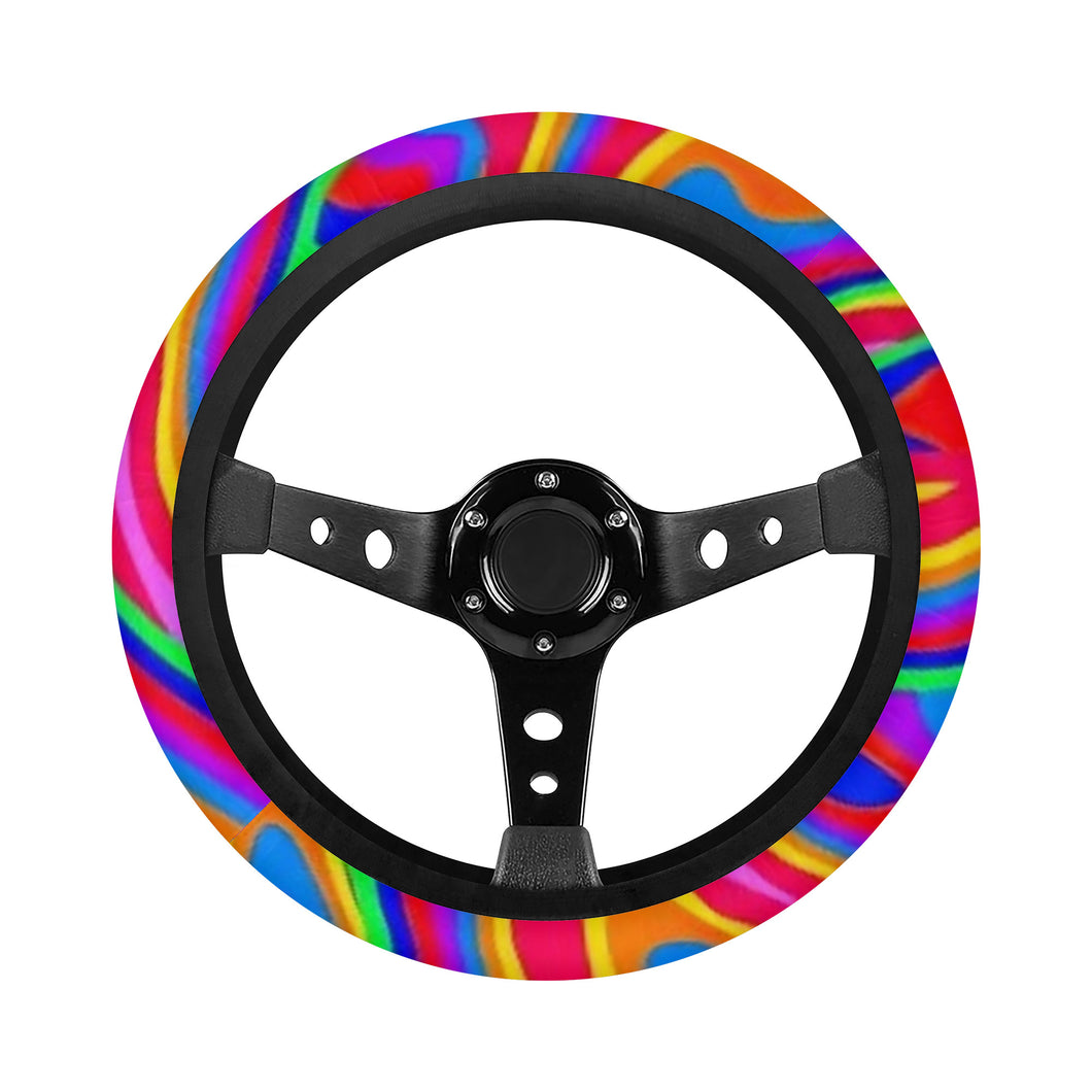 Ti Amo I love you - Exclusive Brand - Rainbow - Car Steering Wheel Covers