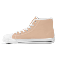 Load image into Gallery viewer, Ti Amo I love you  - Exclusive Brand  - Unisex High-Top Canvas Shoes  - White Soles
