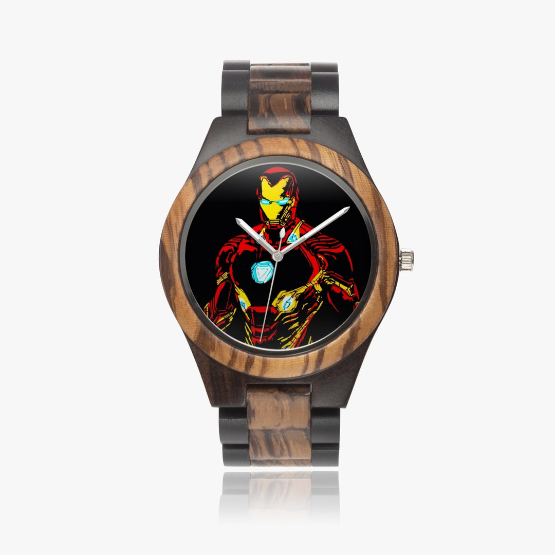 Ti Amo I love you - Exclusive Brand  - Iron Man - Indian Ebony Wooden Watch