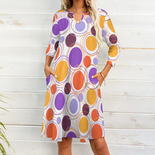 Load image into Gallery viewer, Ti Amo I love you - Exclusive Brand - 7-Point Long Sleeved Dress
