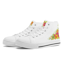 Load image into Gallery viewer, Ti Amo I love you - Exclusive Brand  - High-Top Canvas Shoes - White Soles
