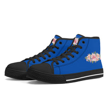 Load image into Gallery viewer, Ti Amo I love you - Exclusive Brand - High-Top Canvavs Shoes - Black Soles
