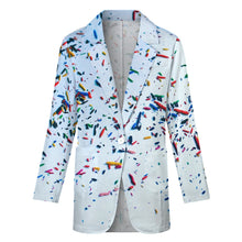 Load image into Gallery viewer, Ti Amo I love you - Exclusive Brand - Womens Suit Blazer Jacket
