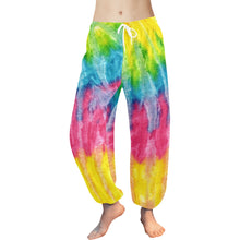 Load image into Gallery viewer, Ti Amo I love you - Exclusive Brand - Viking, Sushi, Golden Dream &amp; Cabaret - Tie-Dye - Women&#39;s Hippie Harem Pants - Sizes XS-2XL
