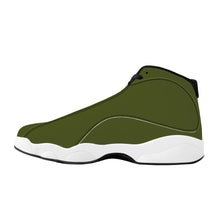 Load image into Gallery viewer, Ti Amo I love you  - Exclusive Brand  - Army Green - Mens / Womens - Unisex Basketball Shoes - Black Laces
