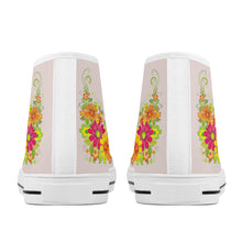 Load image into Gallery viewer, Ti Amo I love you - Exclusive Brand - High-Top Canvas Shoes - White Soles
