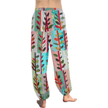 Load image into Gallery viewer, Ti Amo I love you  - Exclusive Brand  - Colorful Geometrical Leaf Pattern - Women&#39;s Harem Pants
