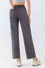 Load image into Gallery viewer, 4 Colors - Buttoned Pocketed Long Jeans
