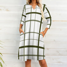 Load image into Gallery viewer, Ti Amo I love you - Exclusive Brand - 7-Point Long Sleeved Dress
