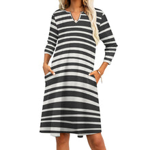 Load image into Gallery viewer, Ti Amo I love you - Exclusive Brand - 7-Point Long Sleeved Dress
