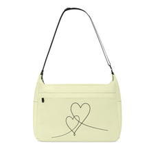 Load image into Gallery viewer, Ti Amo I love you - Exclusive Brand - Cornfield Yellow - Double Script Heart - Journey Computer Shoulder Bag
