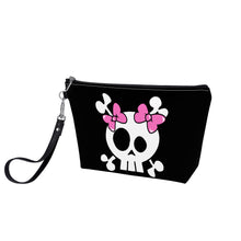 Load image into Gallery viewer, Ti Amo I love you - Exclusive Brand  - Black  - Skeleton - Sling Cosmetic Bag
