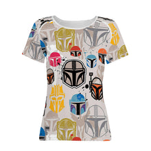 Load image into Gallery viewer, Ti Amo I love you - Exclusive Brand  - Mandalorian - Women&#39;s  T shirt - Sizes XS-2XL
