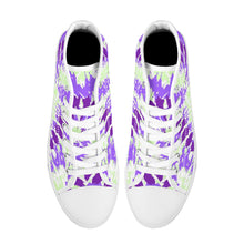 Load image into Gallery viewer, Ti Amo I love you - Exclusive Brand - High-Top Canvas Shoes - White Soles
