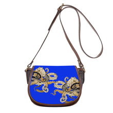 Load image into Gallery viewer, Ti Amo I love you - Exclusive Brand  - Blue Blue Eyes - Octopi - Saddle Bag
