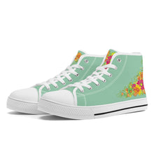 Load image into Gallery viewer, Ti Amo I love you - Exclusive Brand  - High-Top Canvas Shoes - White Soles
