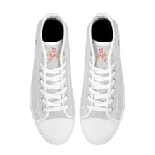 Load image into Gallery viewer, Ti Amo I love you - Exclusive Brand - High-Top Canvas Shoes - White Soles
