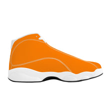 Load image into Gallery viewer, Ti Amo I love you - Exclusive Brand  - Amber Orange - Mens / Womens - Unisex  Basketball Shoes - White Laces
