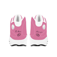 Load image into Gallery viewer, Ti Amo I love you - Exclusive Brand  - Charm - Mens / Womens - Unisex  Basketball Shoes - White Soles
