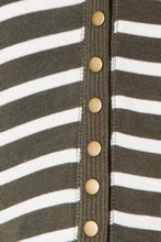 Load image into Gallery viewer, Zenana Full Size Striped Snap Down Cardigan
