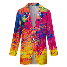 Load image into Gallery viewer, Ti Amo I love you - Exclusive Brand - Womens Suit Blazer Jacket
