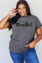 Load image into Gallery viewer, Simply Love Full Size THANKFUL Graphic T-Shirt
