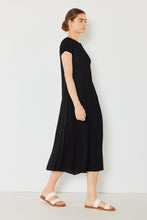 Load image into Gallery viewer, Marina West Swim Pleated Cap Sleeve A-Line Dress
