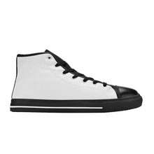 Load image into Gallery viewer, Ti Amo I love you - Exclusive Brand - Womens High Top Canvas Shoes with Black Soles
