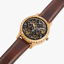 Load image into Gallery viewer, Ti Amo I love you Exclusive Brand  - Mickey - Italian Olive Lumber Wooden Watch - Leather Strap
