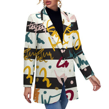 Load image into Gallery viewer, Ti Amo I love you - Exclusive Brand - Womens Suit Blazer Jacket
