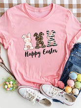 Load image into Gallery viewer, HAPPY EASTER Round Neck Short Sleeve T-Shirt
