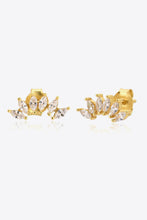 Load image into Gallery viewer, Zircon 925 Sterling Silver Stud Earrings
