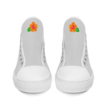 Load image into Gallery viewer, Ti Amo I love you  - Exclusive Brand  - Womens High-Top Canvas Shoes - White Soles
