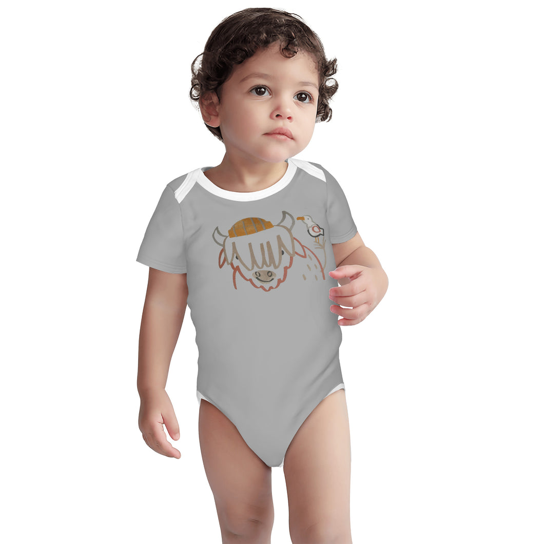 Ti Amo I love you - Exclusive Brand - Baby Short Sleeve Baby Onesie - One-Piece Bodysuit Romper Onesie - Sizes 0-24mths