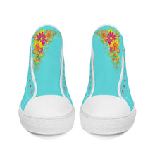 Load image into Gallery viewer, Ti Amo I love you - Exclusive Brand  - High-Top Canvas Shoes - White Soles
