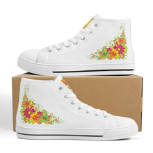 Load image into Gallery viewer, Ti Amo I love you - Exclusive Brand  - High-Top Canvas Shoes - White Soles
