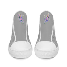 Load image into Gallery viewer, Ti Amo I love you - Exclusive Brand - High-Top Canvas Shoes - White Soles
