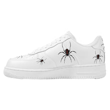 Load image into Gallery viewer, Ti Amo I love you - Exclusive Brand - White - Lots of Spiders - Mens / Womens -  Low Top Unisex Sneakers
