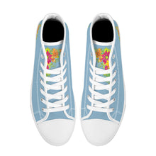 Load image into Gallery viewer, Ti Amo I love you - Exclusive Brand  - High-Top Canvas Shoes - White Soles
