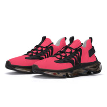 Load image into Gallery viewer, Ti Amo I love you - Exclusive Brand  - Radical Red - Script Double Heart - Air Max React Sneakers - Black Soles
