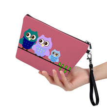 Load image into Gallery viewer, Ti Amo I love you - Exclusive Brand - Contessa 2- 3 Owls - Sling Cosmetic Bag
