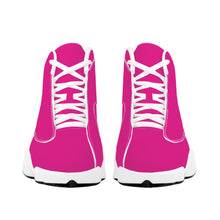 Load image into Gallery viewer, Ti Amo I love you - Exclusive Brand  - Barbie Pink - Womens - Basketball Shoes - White Laces
