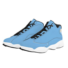 Load image into Gallery viewer, Ti Amo I love you  - Exclusive Brand  - Aero Blue - Mens / Womens - Unisex Basketball Shoes - Black Laces
