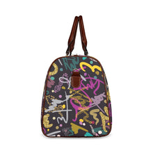 Load image into Gallery viewer, Ti Amo I love you - Exclusive Brand - 10 Styles - Travel Bag - Brown Handles
