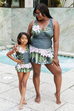 Load image into Gallery viewer, Toddler / Kids - Girls - Marina West Swim Clear Waters Swim Dress in Aloha Forest - Sizes 2-3T-Kids 10/11
